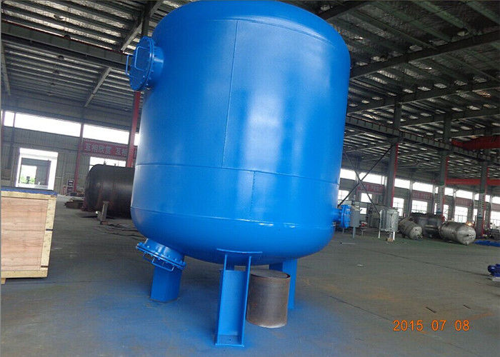 36TPH 8-10 M/Hの炭素鋼のゴム製はさみ金が付いている加圧水漕の浄水器